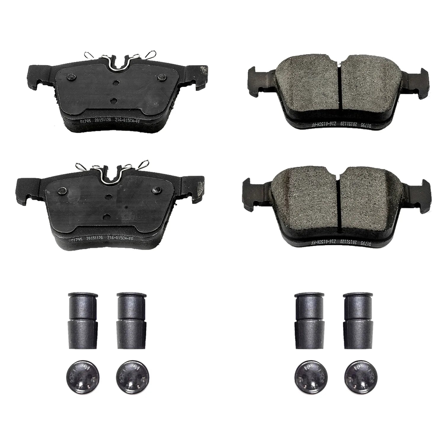 Power Stop 17-1795 2015-2023 Mercedes-Benz C300 Disc Brake Pad Set