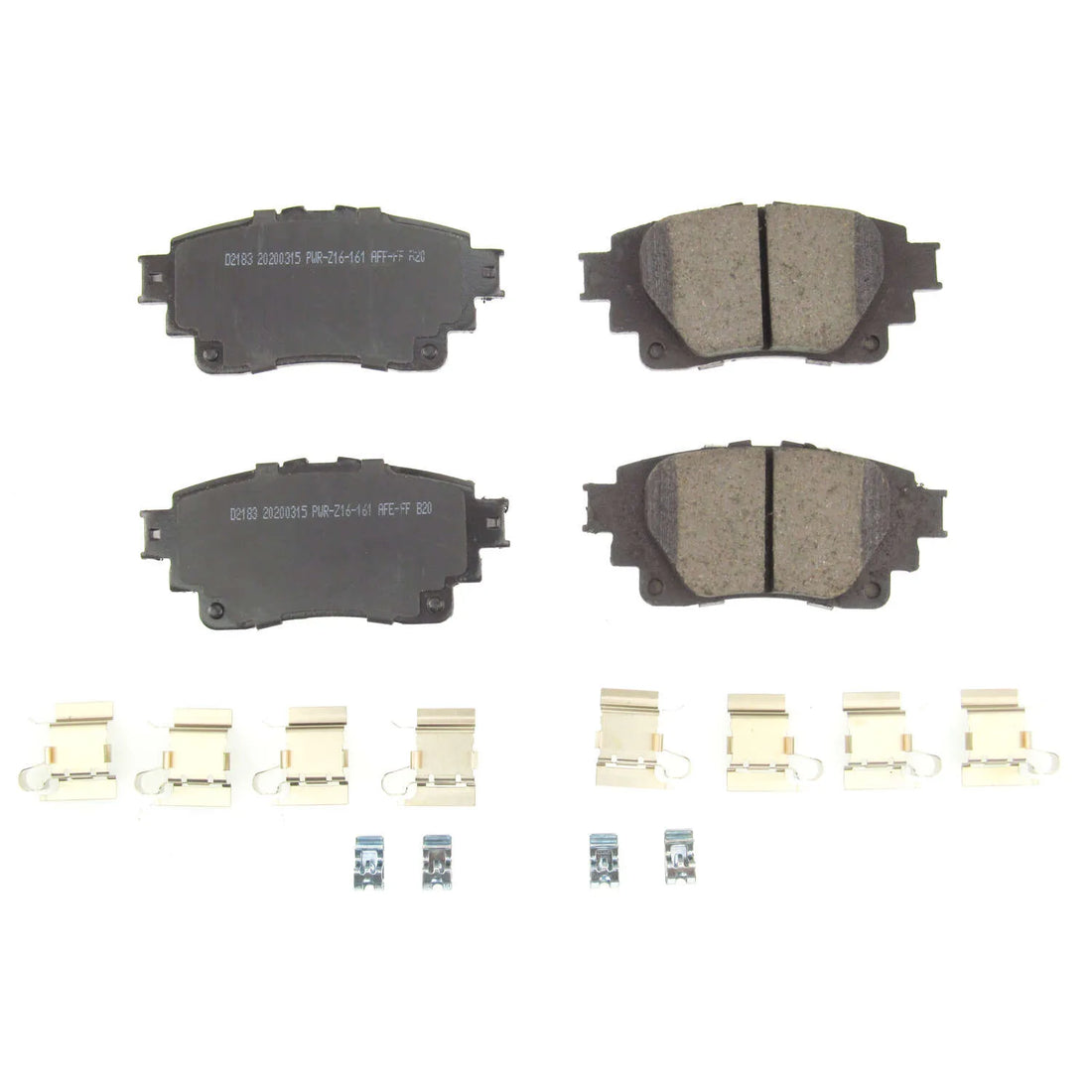 Power Stop 17-2183 2019-2026 Toyota Corolla Disc Brake Pad Set
