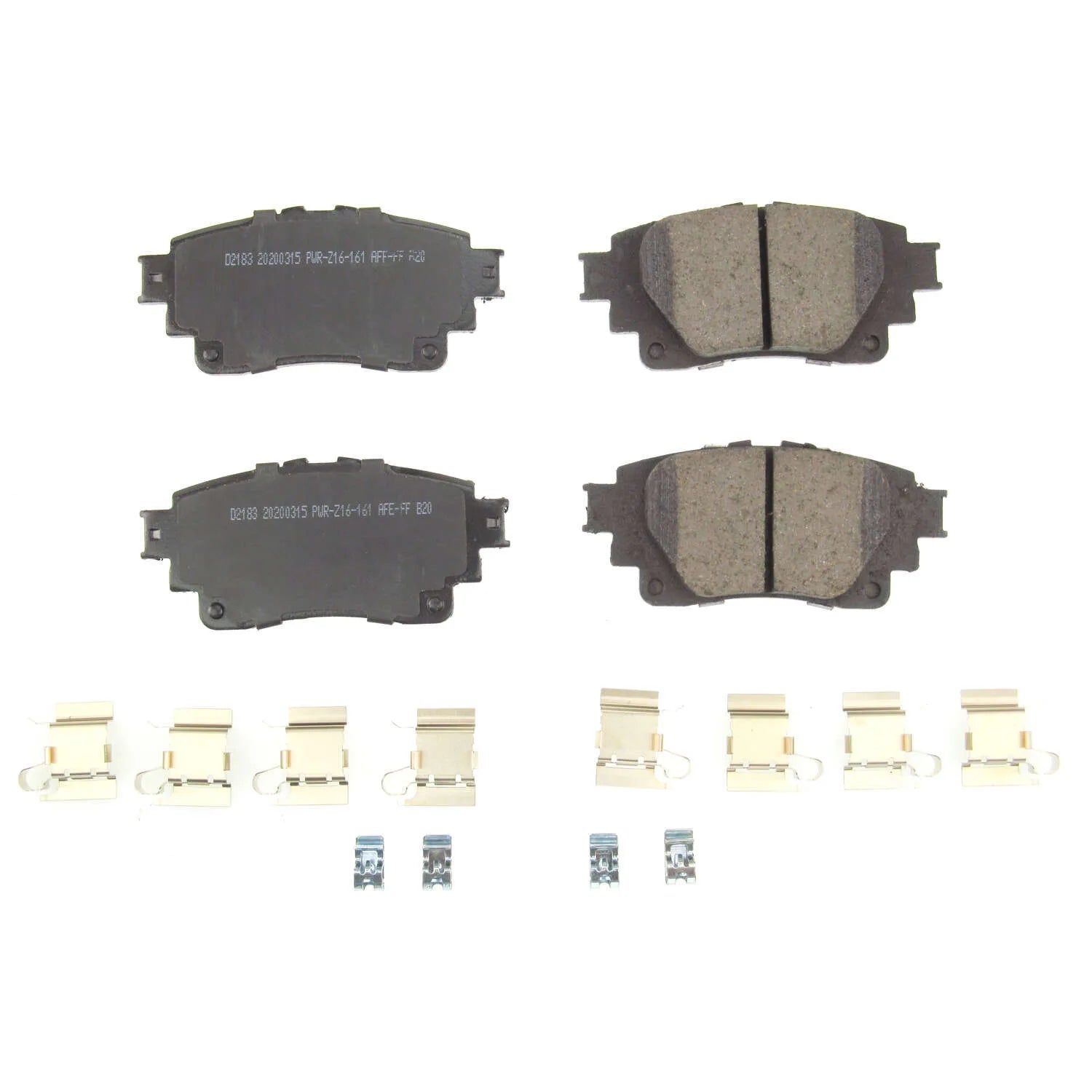 Power Stop 17-2183 2019-2026 Toyota Corolla Disc Brake Pad Set