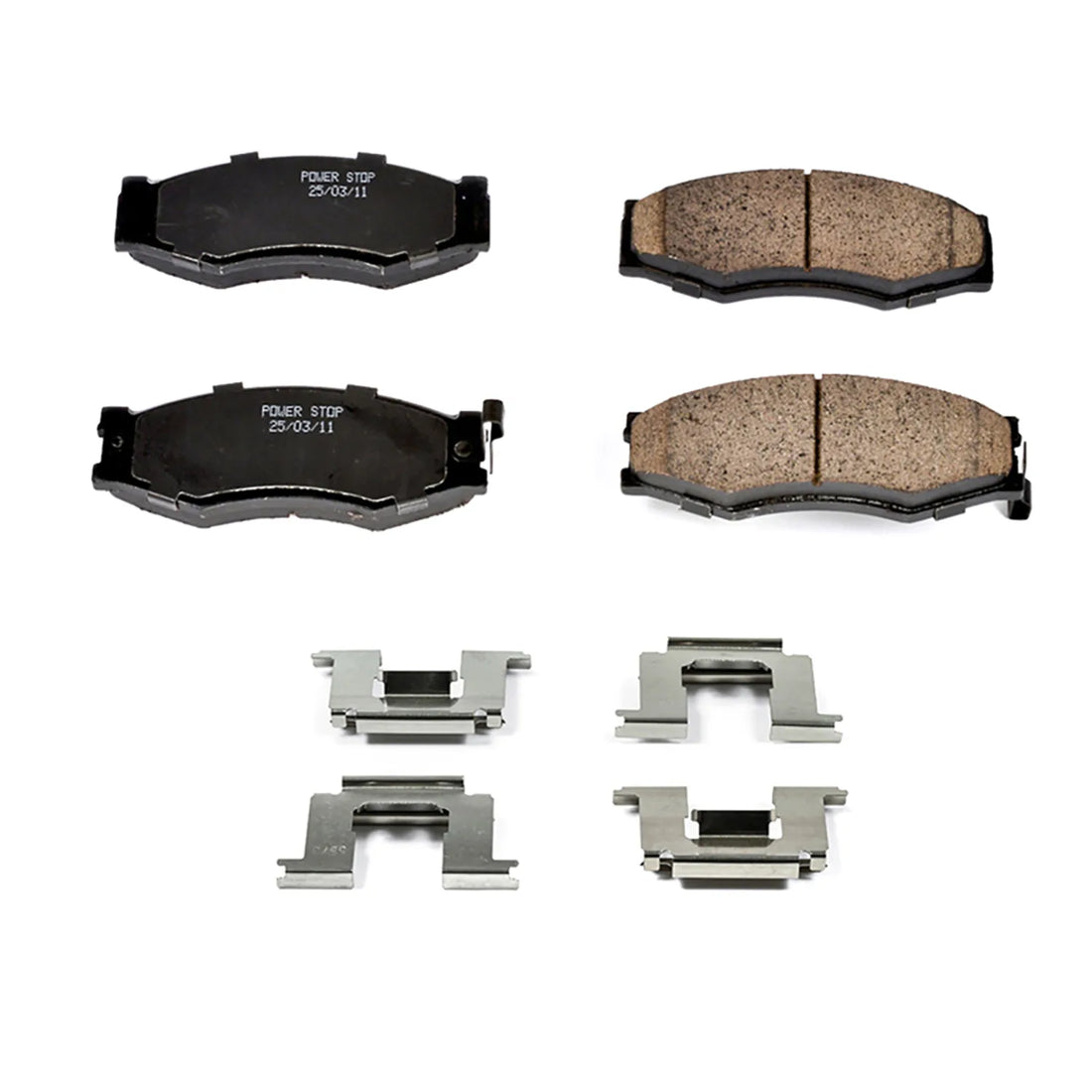 Power Stop 17-266 1995-1997 Nissan Pickup Disc Brake Pad Set