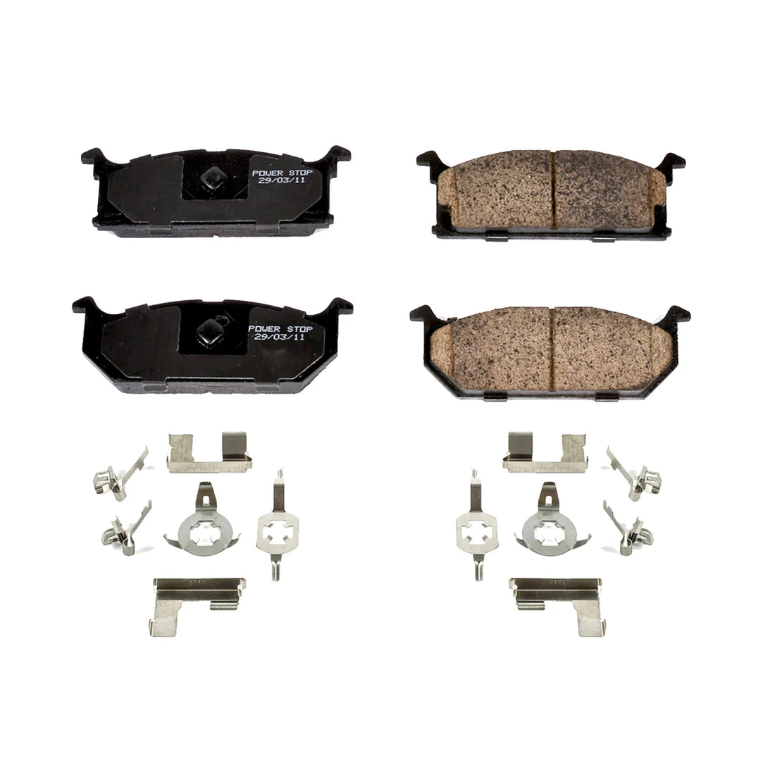 Power Stop 17-296 1989-1994 Geo Metro Disc Brake Pad Set