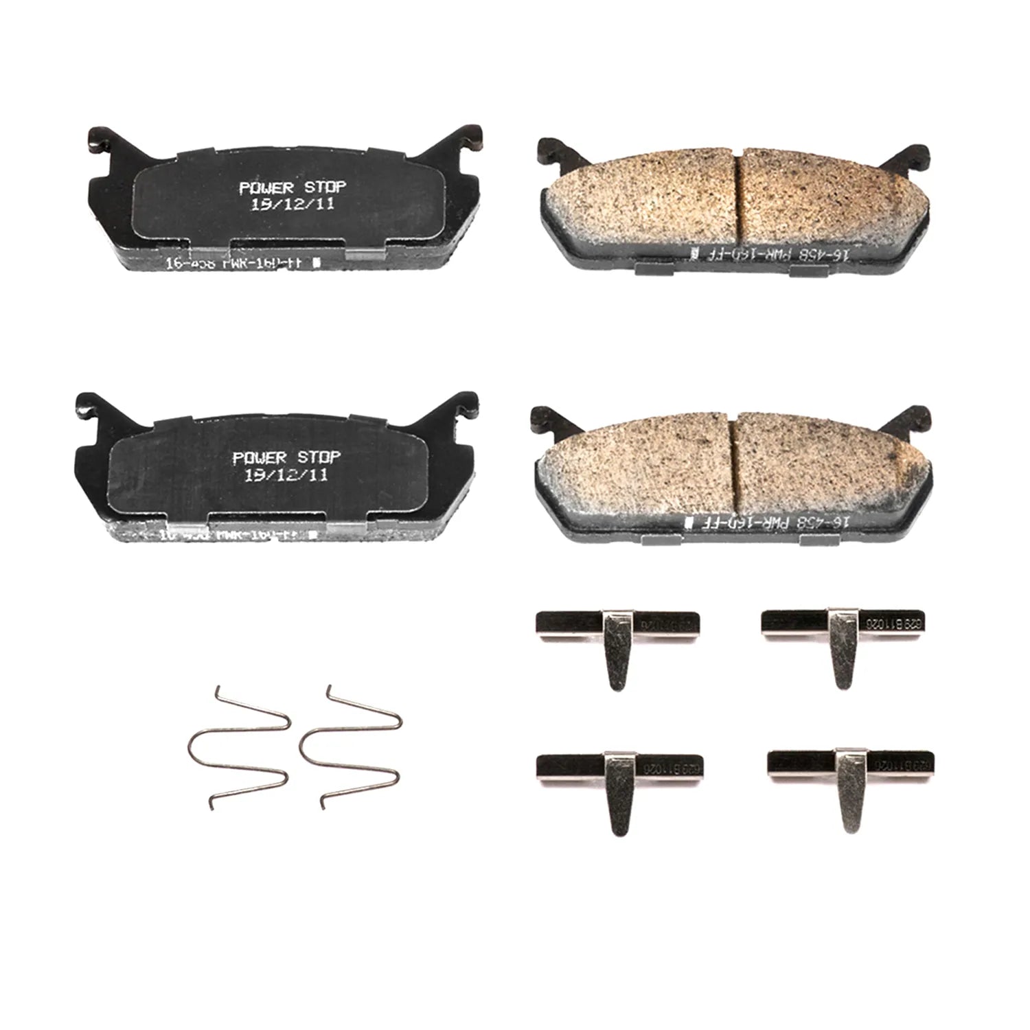 Power Stop 17-458 1991-1996 Ford Escort Disc Brake Pad Set