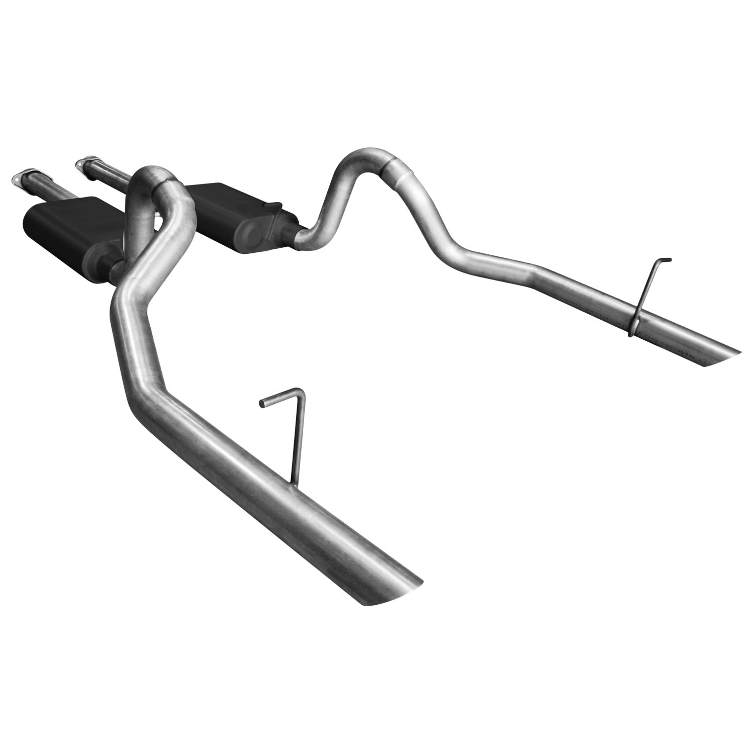 Flowmaster 17112 - American Thunder Cat-Back Exhaust System 1994-1997 Ford Mustang Gt And Cobra With 4.6L Sohc Or 5.0L Engine Aggressive Sound Flowmaster 1
