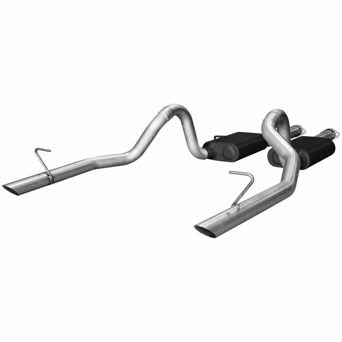 Flowmaster Exhaust Flowmaster 17113 - American Thunder Cat-Back Exhaust System 1986-1993 Ford Mustang Lx 5.0L Engine And 1986 Mustang Gt With 5.0L Engine Aggressive Sound Flowmaster