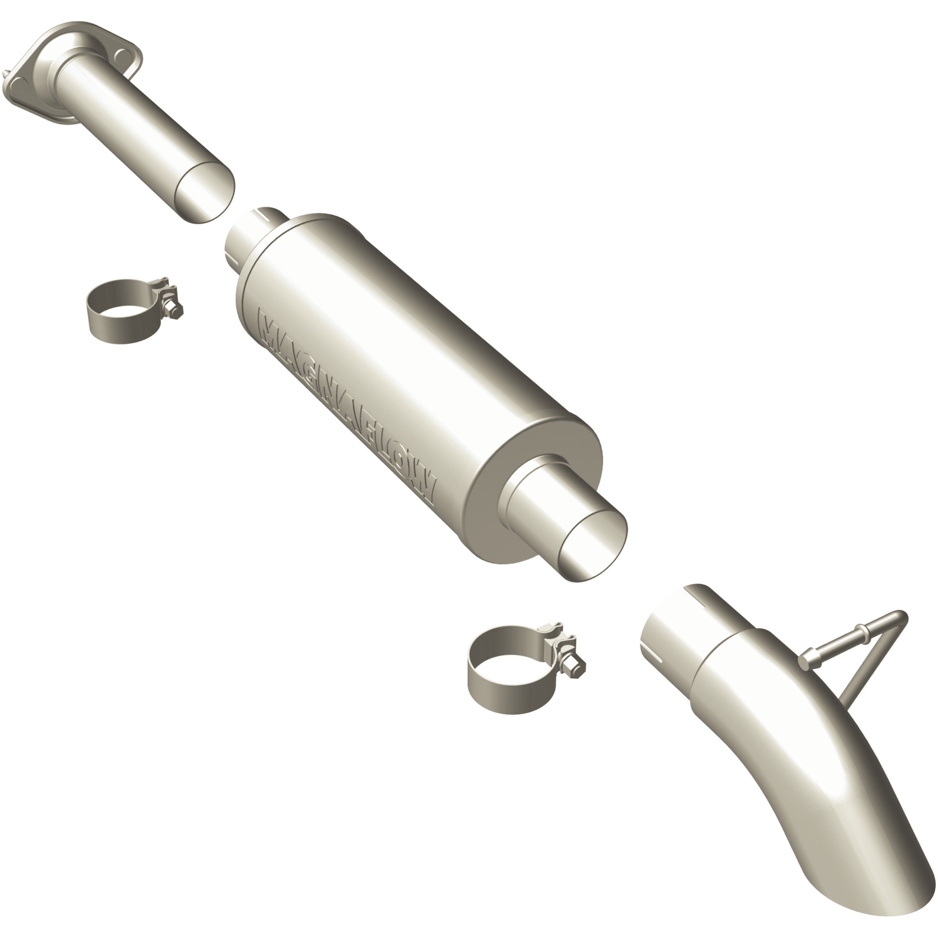 MagnaFlow Exhaust Products 17121 - Off Road Pro Series Gas Stainless Cat-Back 5