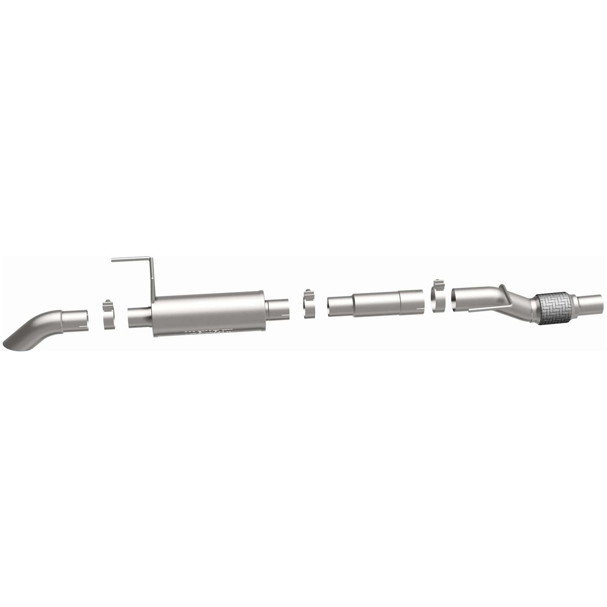 MagnaFlow Exhaust Products Exhaust MagnaFlow Exhaust Products 17124 - Off Road Pro Series Gas Stainless Cat-Back