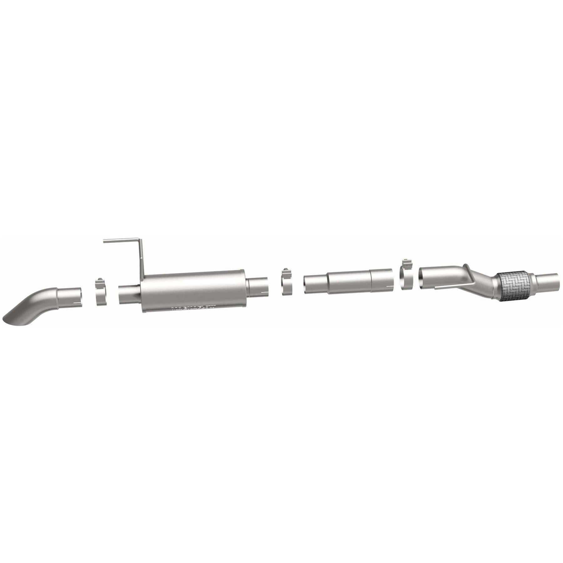 MagnaFlow Exhaust Products Exhaust MagnaFlow Exhaust Products 17124 - Off Road Pro Series Gas Stainless Cat-Back