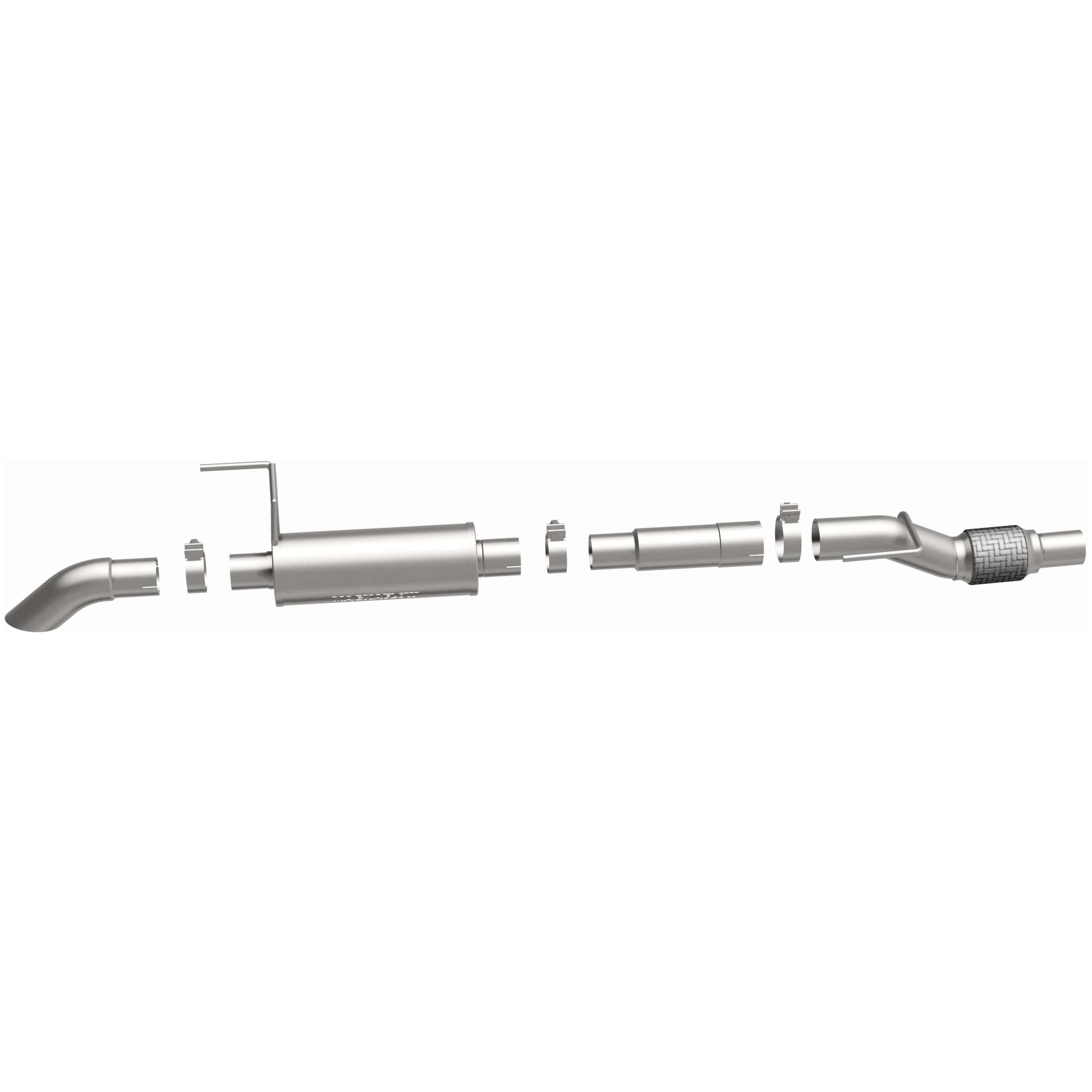 MagnaFlow Exhaust Products Exhaust MagnaFlow Exhaust Products 17124 - Off Road Pro Series Gas Stainless Cat-Back