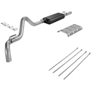 Flowmaster 17125 - Force Ii Cat-Back Exhaust System 1988-1992 Chevrolet/Gmc Truck 1/2 Ton Or 3/4 Ton, Standard Cab/Short Bed With 5.7L Engine Using A Slip-Fit Catalytic Converter Mild Sound Flowmaster 1