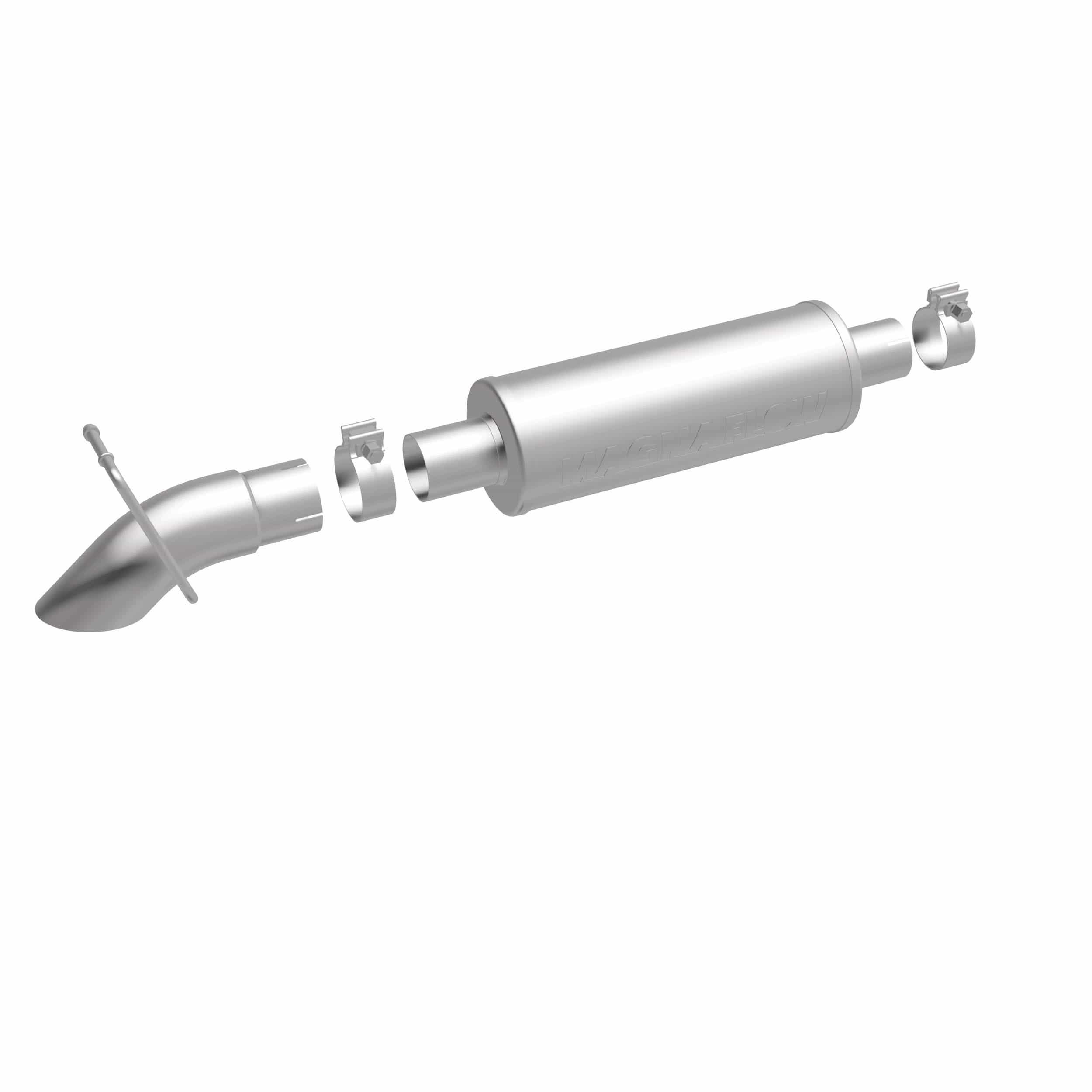 MagnaFlow Exhaust Products Exhaust MagnaFlow Exhaust Products 17126 - Off Road Pro Series Gas Stainless Cat-Back