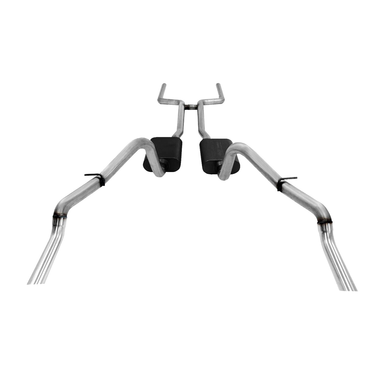 Flowmaster 17139 - American Thunder Crossmember-Back Exhaust System Fits 1969 Chevrolet Camaro And Pontiac Firebird With V8 Engine, 2.5 Inch Aluminized Pipes Aggressive To Moderate Sound Flowmaster 2