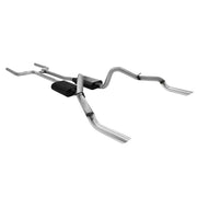 Flowmaster 17139 - American Thunder Crossmember-Back Exhaust System Fits 1969 Chevrolet Camaro And Pontiac Firebird With V8 Engine, 2.5 Inch Aluminized Pipes Aggressive To Moderate Sound Flowmaster 3