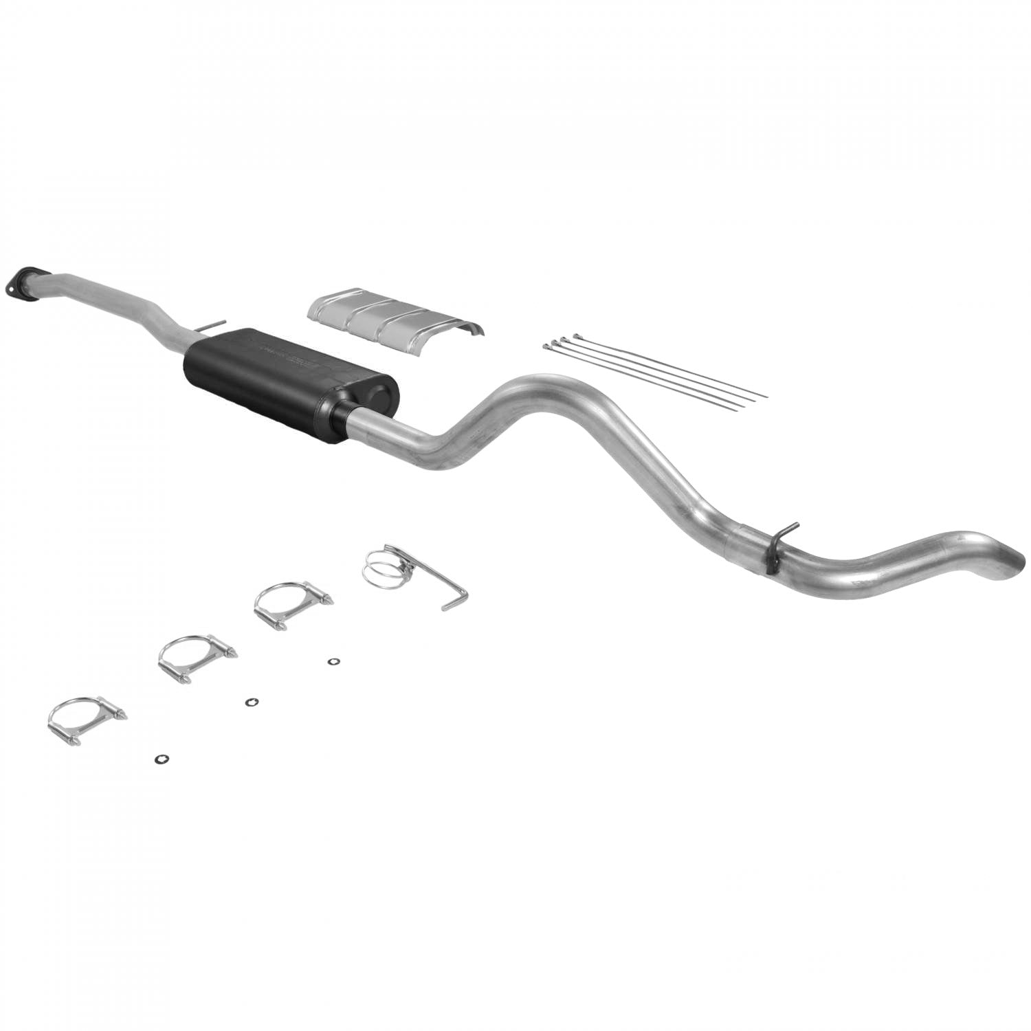 Flowmaster 17147 - Force Ii Cat-Back Exhaust System 1993-1995 Chevrolet/Gmc Trucks With A 5.0L Or 5.7L Engine With Flanged Catalytic Converter Mild Sound Flowmaster 1