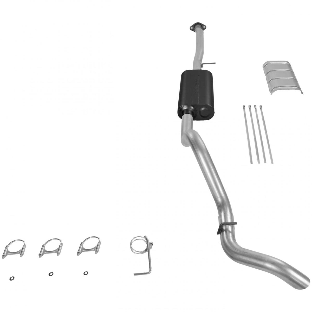 Flowmaster 17147 - Force Ii Cat-Back Exhaust System 1993-1995 Chevrolet/Gmc Trucks With A 5.0L Or 5.7L Engine With Flanged Catalytic Converter Mild Sound Flowmaster 2
