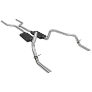 Flowmaster 17149 - American Thunder Crossmember-Back Exhaust System Fits 1970-1974 Chevrolet Camaro And Pontiac Firebird With V8 Engine 2.50 Inch Aluminized Steel Aggressive To Moderate Sound Flowmaster 2