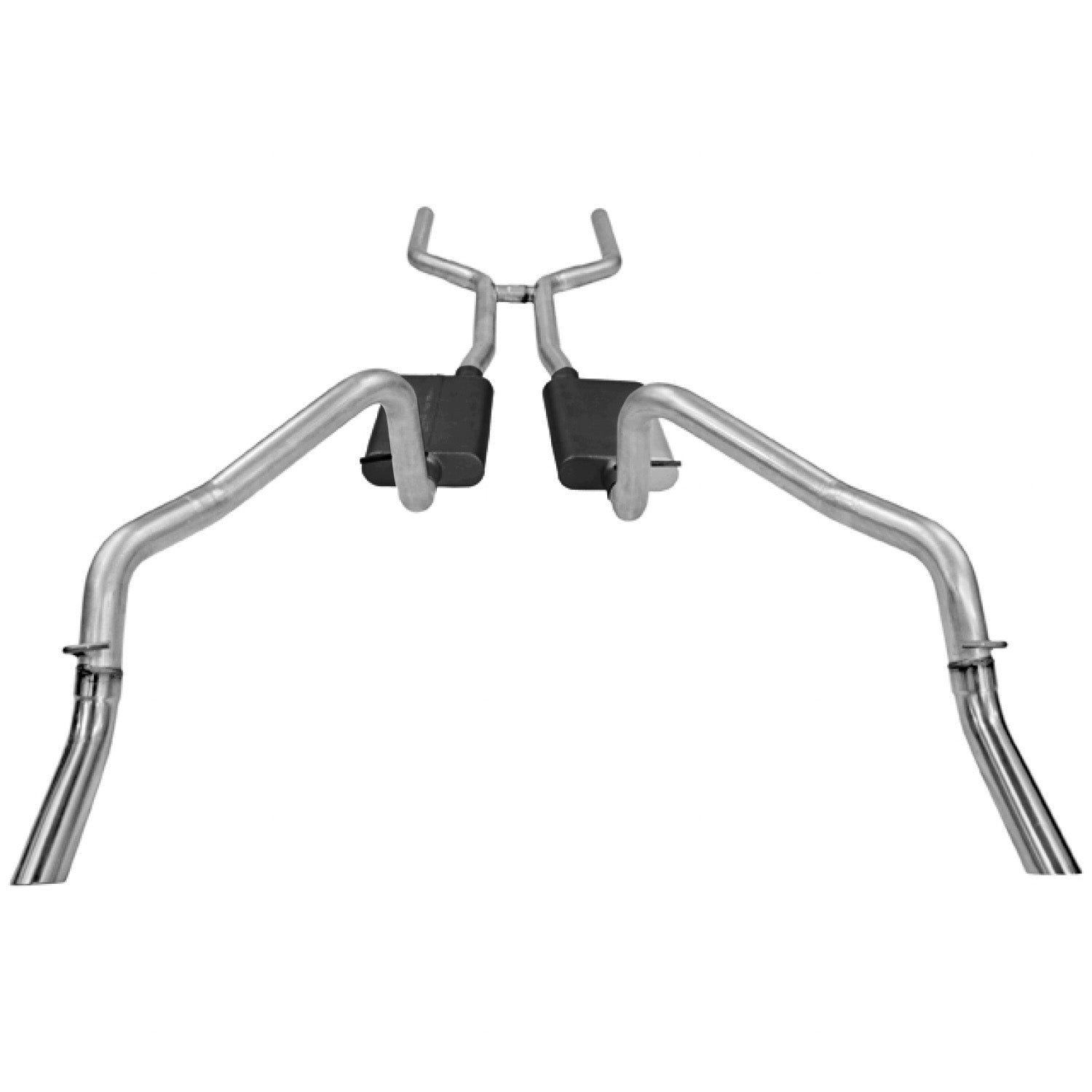 Flowmaster 17149 - American Thunder Crossmember-Back Exhaust System Fits 1970-1974 Chevrolet Camaro And Pontiac Firebird With V8 Engine 2.50 Inch Aluminized Steel Aggressive To Moderate Sound Flowmaster 3