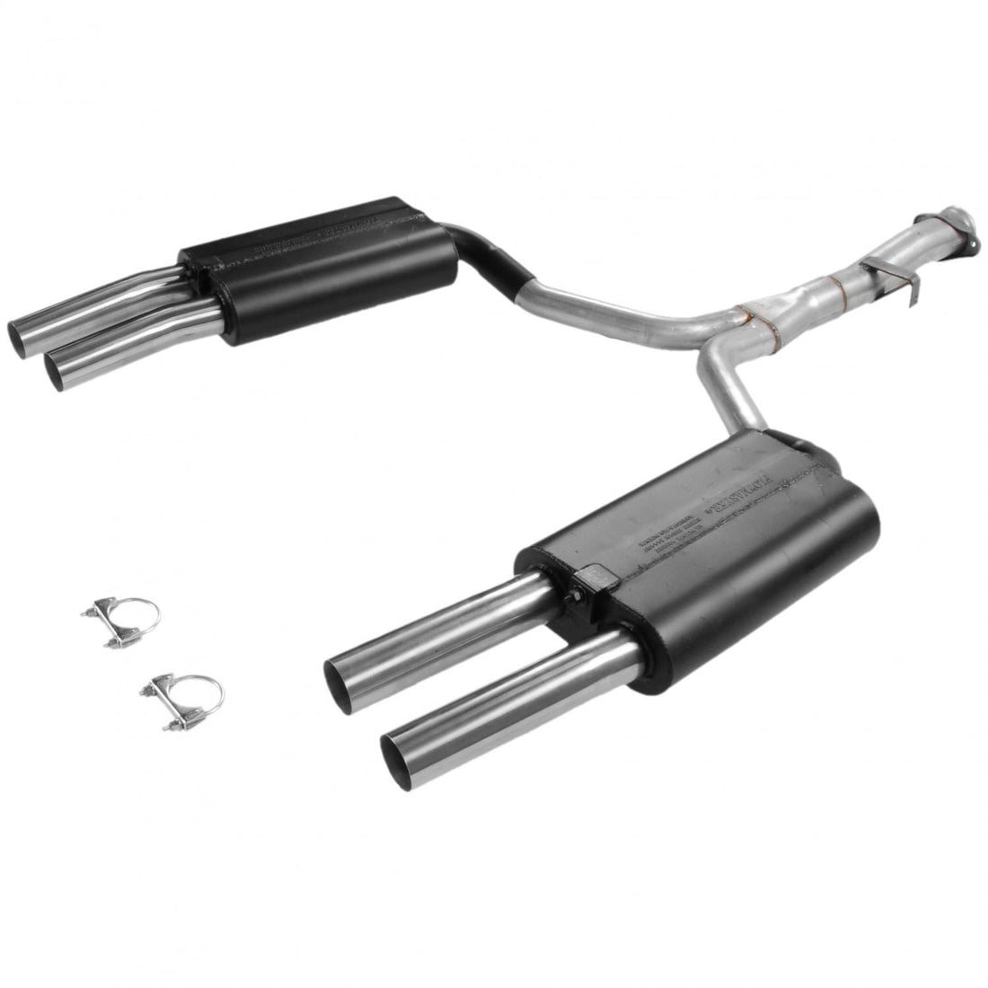 Flowmaster 17153 - Force Ii Cat-Back Exhaust System Fits 1986-1990 Chevrolet Corvette With 5.7L Engine Mild Sound Flowmaster 1