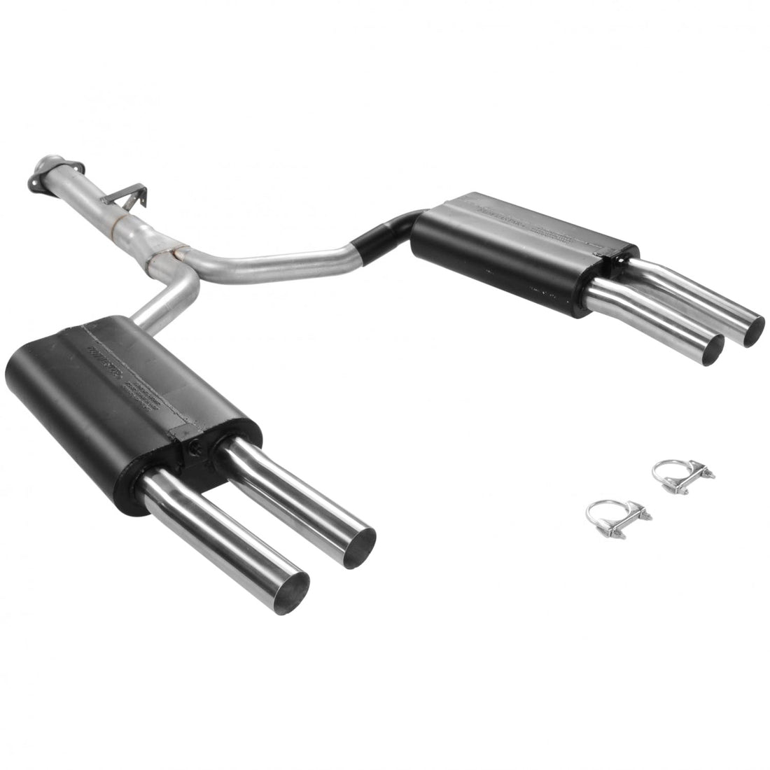 Flowmaster 17153 - Force Ii Cat-Back Exhaust System Fits 1986-1990 Chevrolet Corvette With 5.7L Engine Mild Sound Flowmaster 2