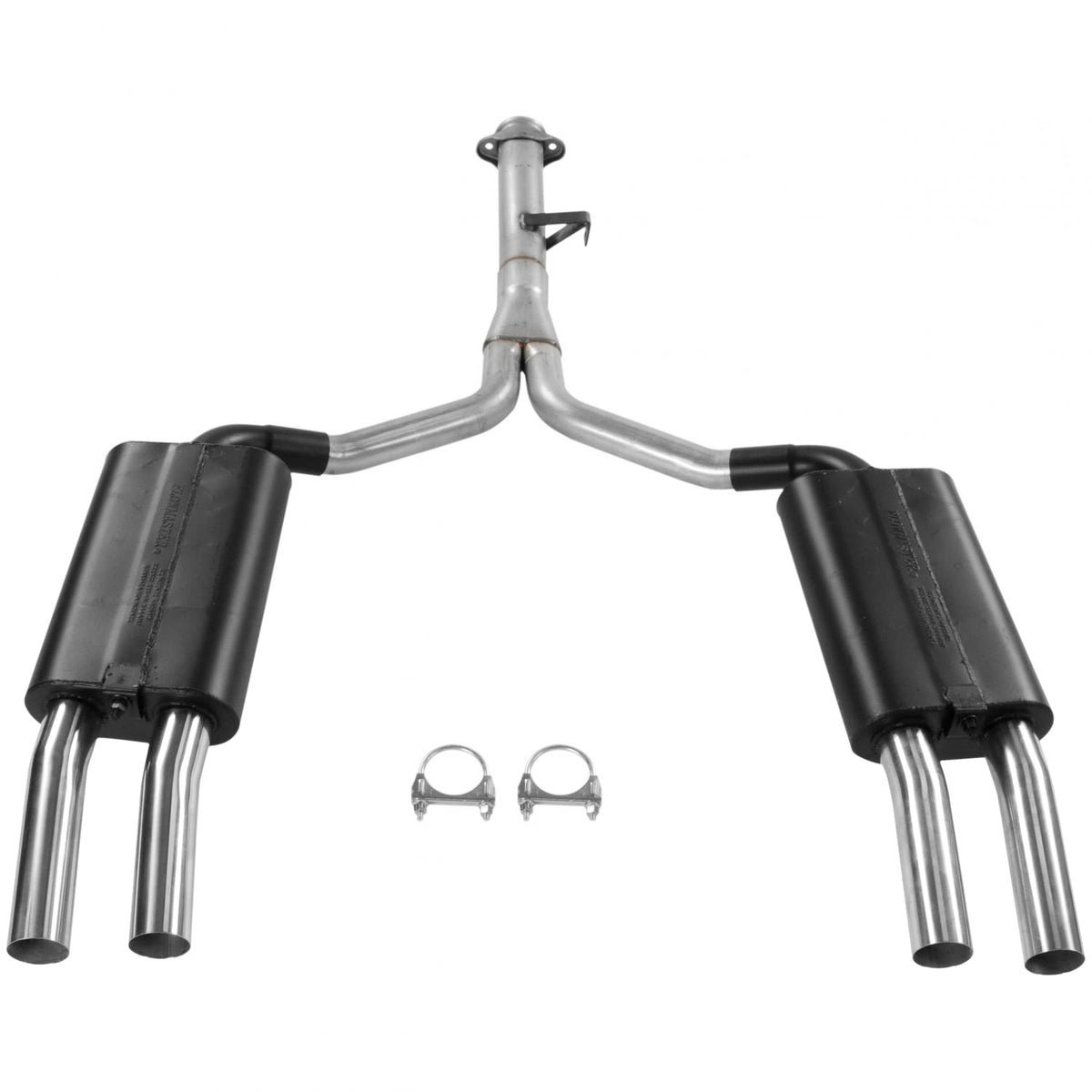 Flowmaster 17153 - Force Ii Cat-Back Exhaust System Fits 1986-1990 Chevrolet Corvette With 5.7L Engine Mild Sound Flowmaster 3