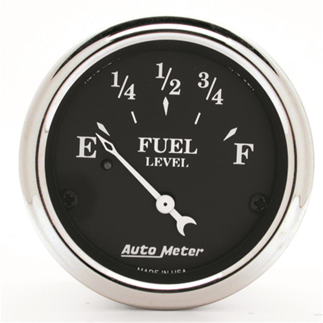 AutoMeter 1715 - GAUGE, FUEL LEVEL, 2 1/16", 0OE TO 90OF, ELEC, OLD TYME BLACK 3