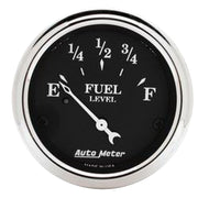 AutoMeter 1716 - GAUGE, FUEL LEVEL, 2 1/16", 73OE TO 10OF, ELEC, OLD TYME BLACK 3