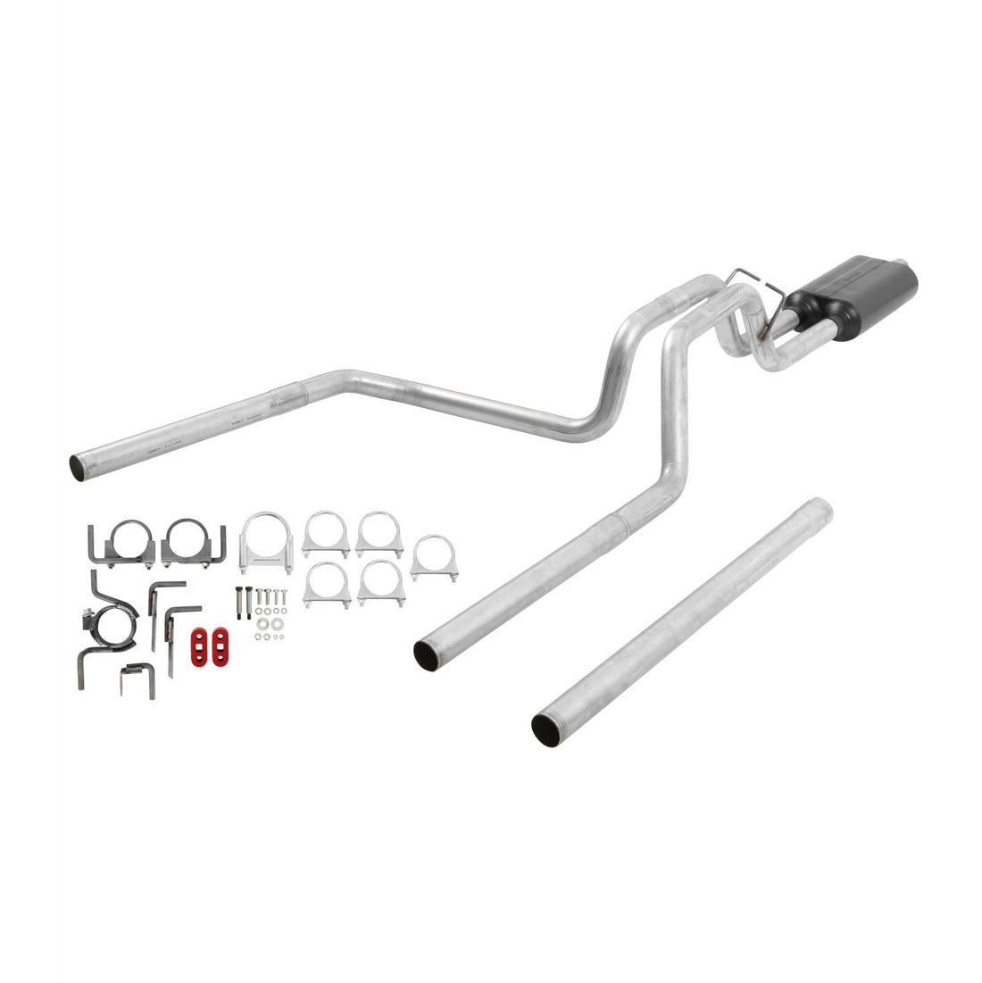 Flowmaster 17171 - American Thunder Cat-Back Exhaust System 1994-2001 Dodge Ram 1500 With 3.9L, 5.2L Or 5.9L Engines 1994-2002 2500/3500 With 5.9L Engine Fits 2/4 Wheel Drive Models And All Wheelbases Aggressive To Moderate Sound Flowmaster 1