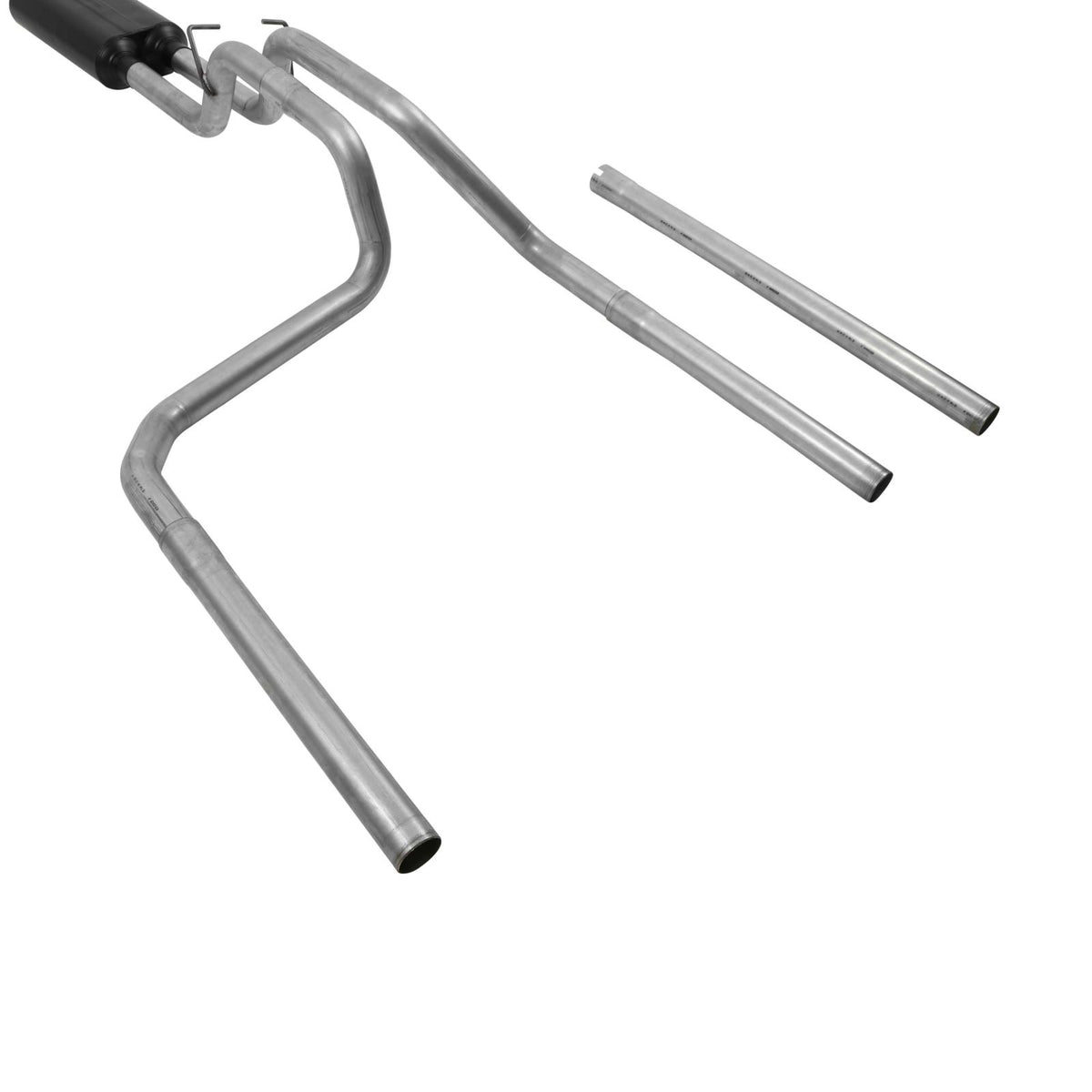 Flowmaster 17171 - American Thunder Cat-Back Exhaust System 1994-2001 Dodge Ram 1500 With 3.9L, 5.2L Or 5.9L Engines 1994-2002 2500/3500 With 5.9L Engine Fits 2/4 Wheel Drive Models And All Wheelbases Aggressive To Moderate Sound Flowmaster 4