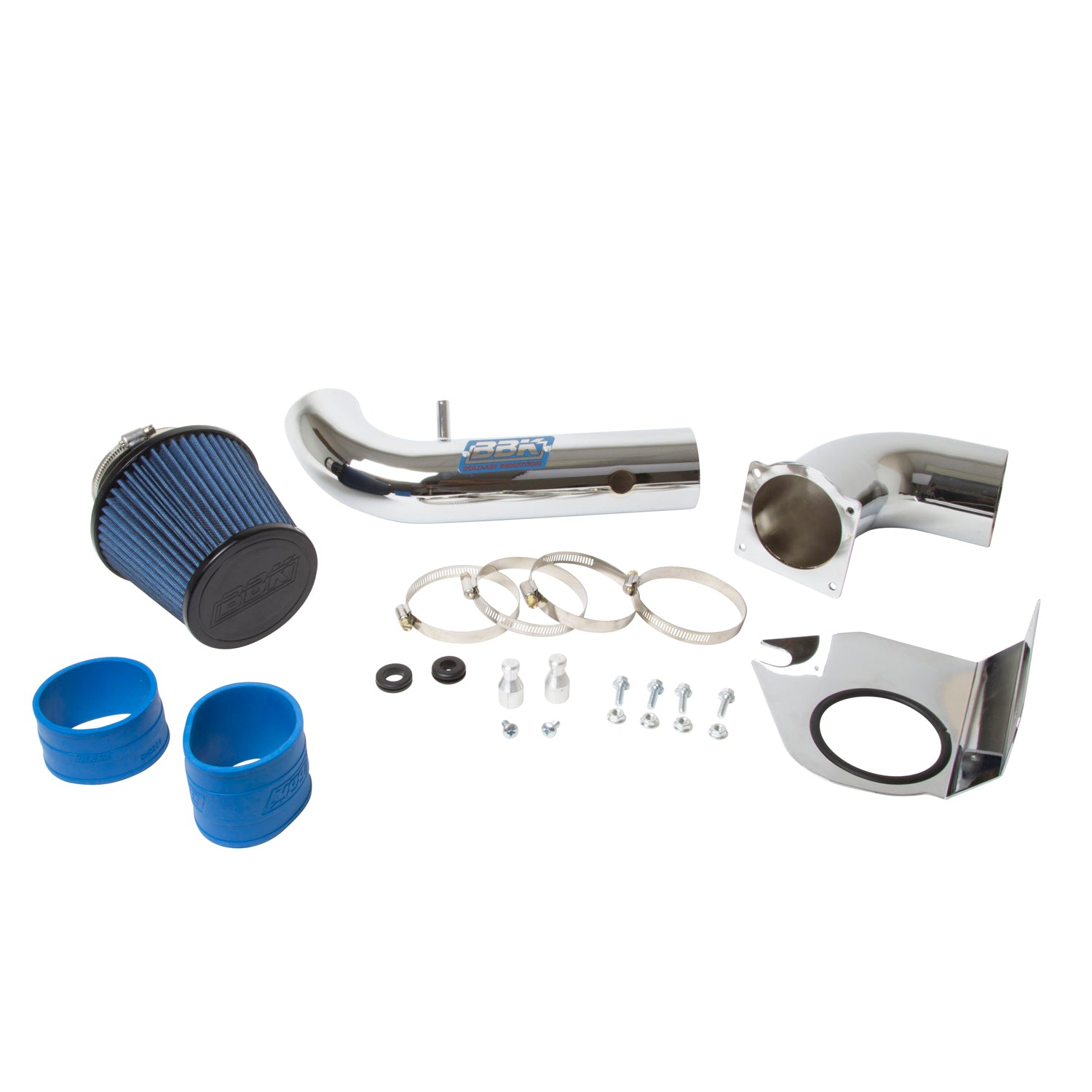 BBK Performance Parts 1717 - 1994-1998 MUSTANG 3.8L V6 COLD AIR INTAKE (Powder Coated Chrome) 1