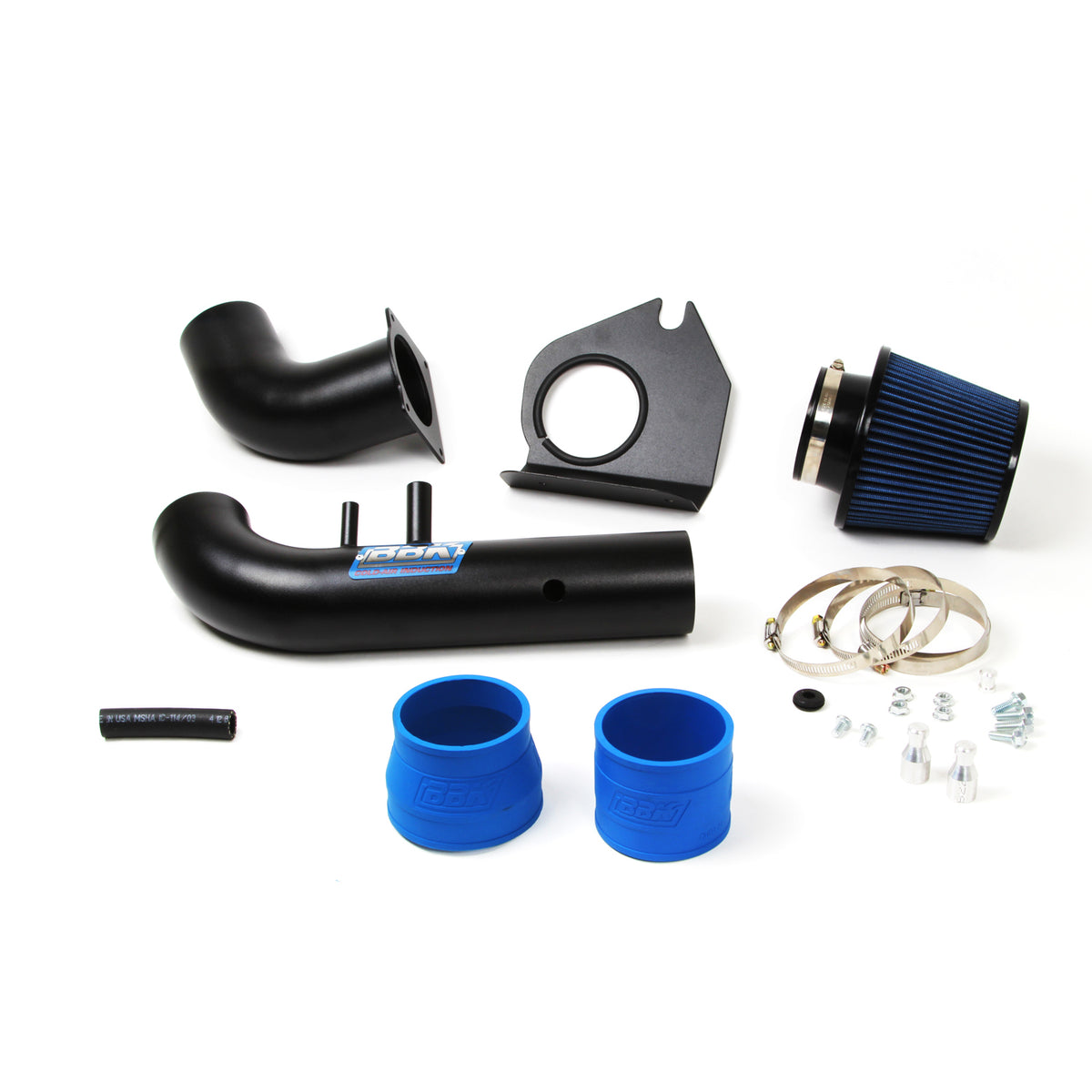 BBK Performance Parts 17185 - 1996-2004 MUSTANG 4.6 GT COLD AIR INTAKE FENDERWELL STYLE (BLACKOUT FINISH) 1