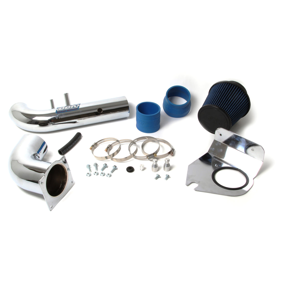 BBK Performance Parts 1718 - 1996-2004 MUSTANG 4.6L GT COLD AIR INTAKE-FENDERWELL (Powder Coated Chrome) 2