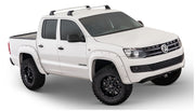 Bushwacker 171901-02 - Black Pocket/Rivet Style Smooth Finish 4-Piece Fender Flare Set For 2011-2022 Volkswagen Amarok Fits 61.2 Inch Bed Bushwacker 2