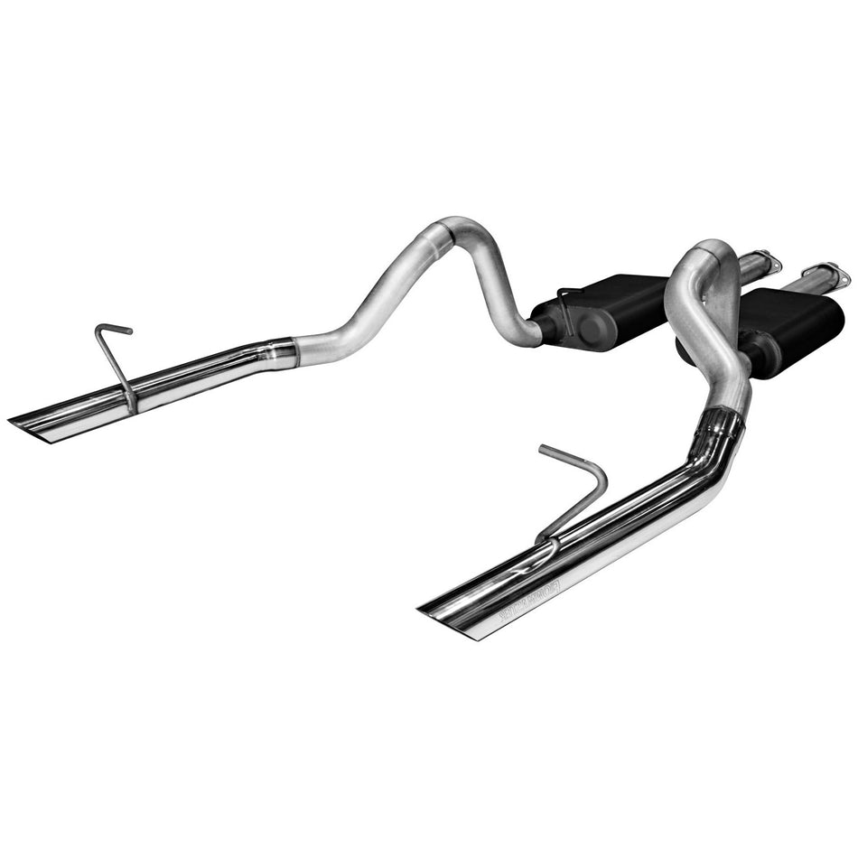 Flowmaster 17213 - American Thunder Cat-Back Exhaust System 1987-1993 Ford Mustang Lx With 5.0L Engine Fits Coupes And Convertibles. Also Fits 1986 Mustang Gt With 5.0L Aggressive Sound Flowmaster