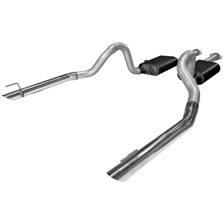Flowmaster 17215 - American Thunder Cat-Back Exhaust System 1998 Ford Mustang Gt And Cobra With 4.6L Engine Aggressive To Moderate Sound Flowmaster