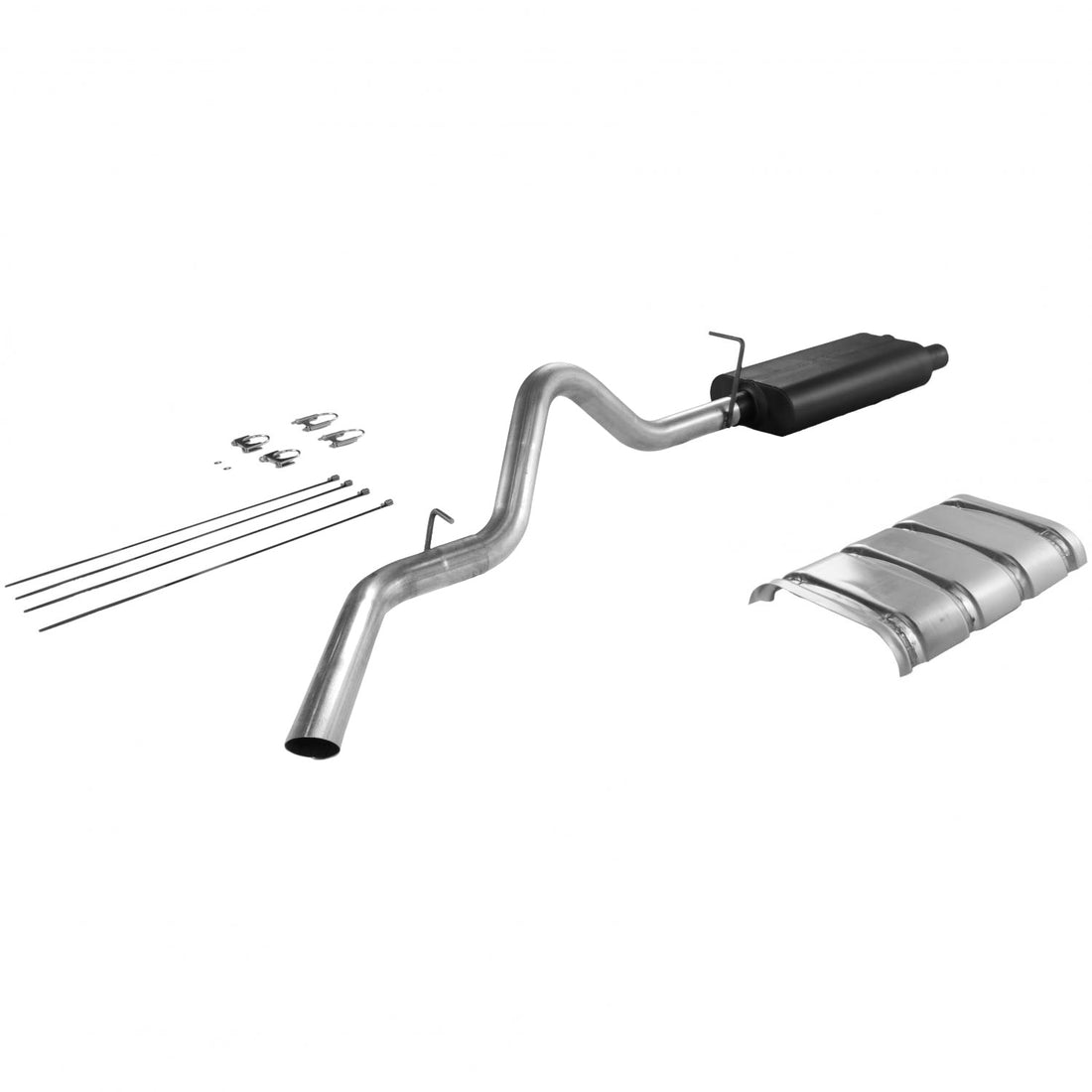 Flowmaster 17224 - American Thunder Cat-Back Exhaust System Fits 1996-1999 Silverado/Sierra 2500/3500 5.7L Hd Or 7.4L Engine Moderate Sound Flowmaster 5