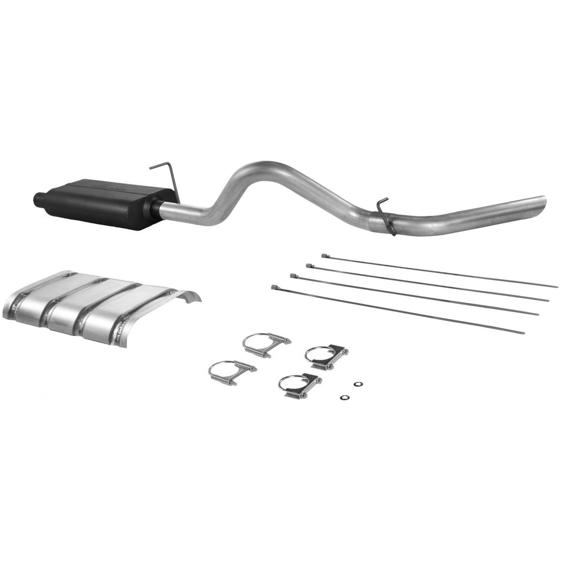Flowmaster 17224 - American Thunder Cat-Back Exhaust System Fits 1996-1999 Silverado/Sierra 2500/3500 5.7L Hd Or 7.4L Engine Moderate Sound Flowmaster 2