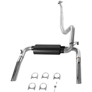 Flowmaster 17234 - American Thunder Cat-Back Exhaust System 1986-1991 Chevrolet Camaro And Pontiac Firebird With A 5.0L Or 5.7L Engine Using 2.50-Inch Flanged Catalytic Converter Moderate Sound Flowmaster 3