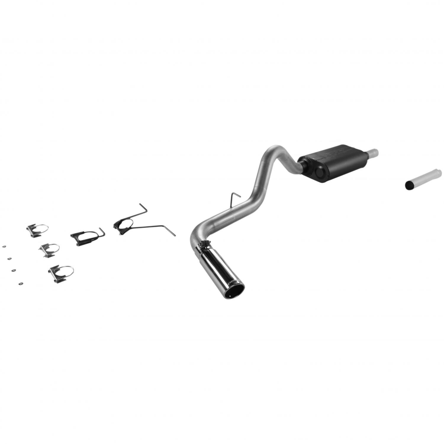 Flowmaster 17278 - Force Ii Cat-Back Exhaust System 2000-2003 Dodge Dakota Truck With 4.7L, 5.2L Or 5.9L Engine Moderate To Mild Sound Flowmaster 5