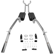 Flowmaster 17289 - American Thunder Crossmember-Back Exhaust System 1966-1967 Ford Fairlane With V8 Engine 2.50 Inch Aluminized Steel Moderate Sound Flowmaster 3
