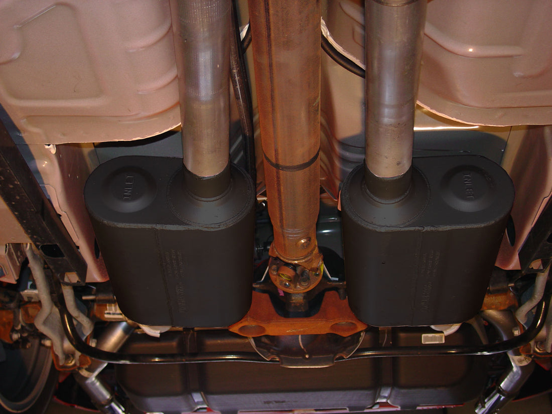Flowmaster 17312 - American Thunder Cat-Back Exhaust System 1999-2004 Ford Mustang Gt, Mach1 And Bullitt Models With 4.6L Sohc Engine Moderate Sound Flowmaster 4