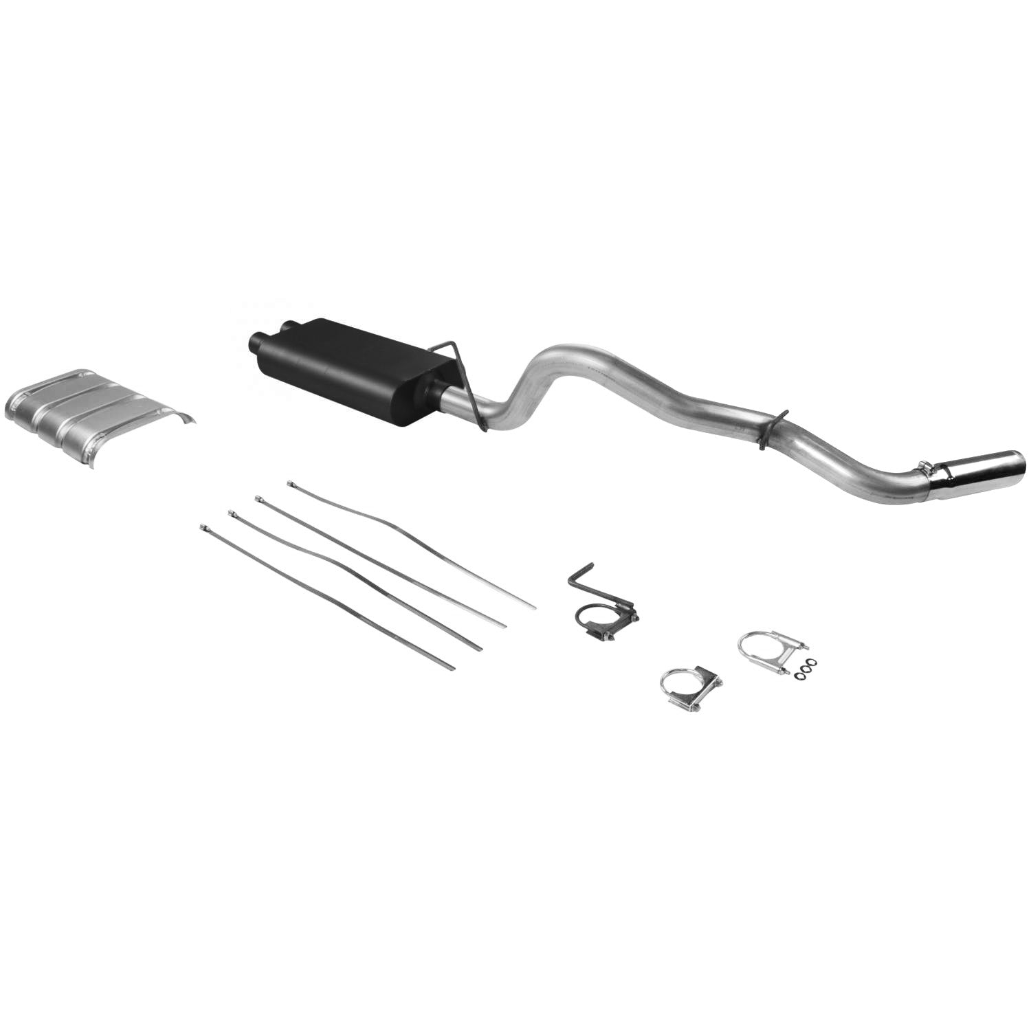 Flowmaster 17325 - American Thunder Cat-Back Exhaust System 1999-2002 Chevrolet Silverado 2500 & Gmc Sierra 2500 With 6.0L Engine Non Hd Models Aggressive Sound Flowmaster 2