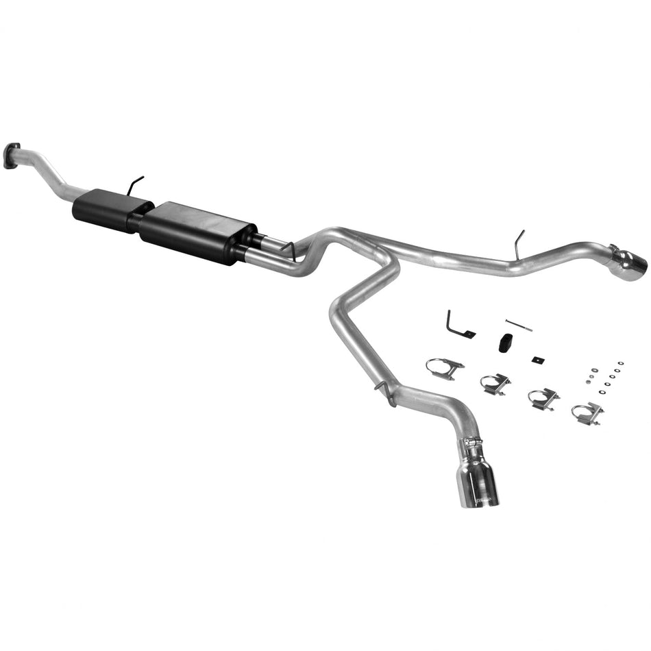 Flowmaster 17342 - American Thunder Cat-Back Exhaust System 2001-2006 Chevrolet Suburban, Avalanche, Gmc Yukon Xl 1500 With 5.3L Engine Aluminized Steel Aggressive To Moderate Sound Flowmaster