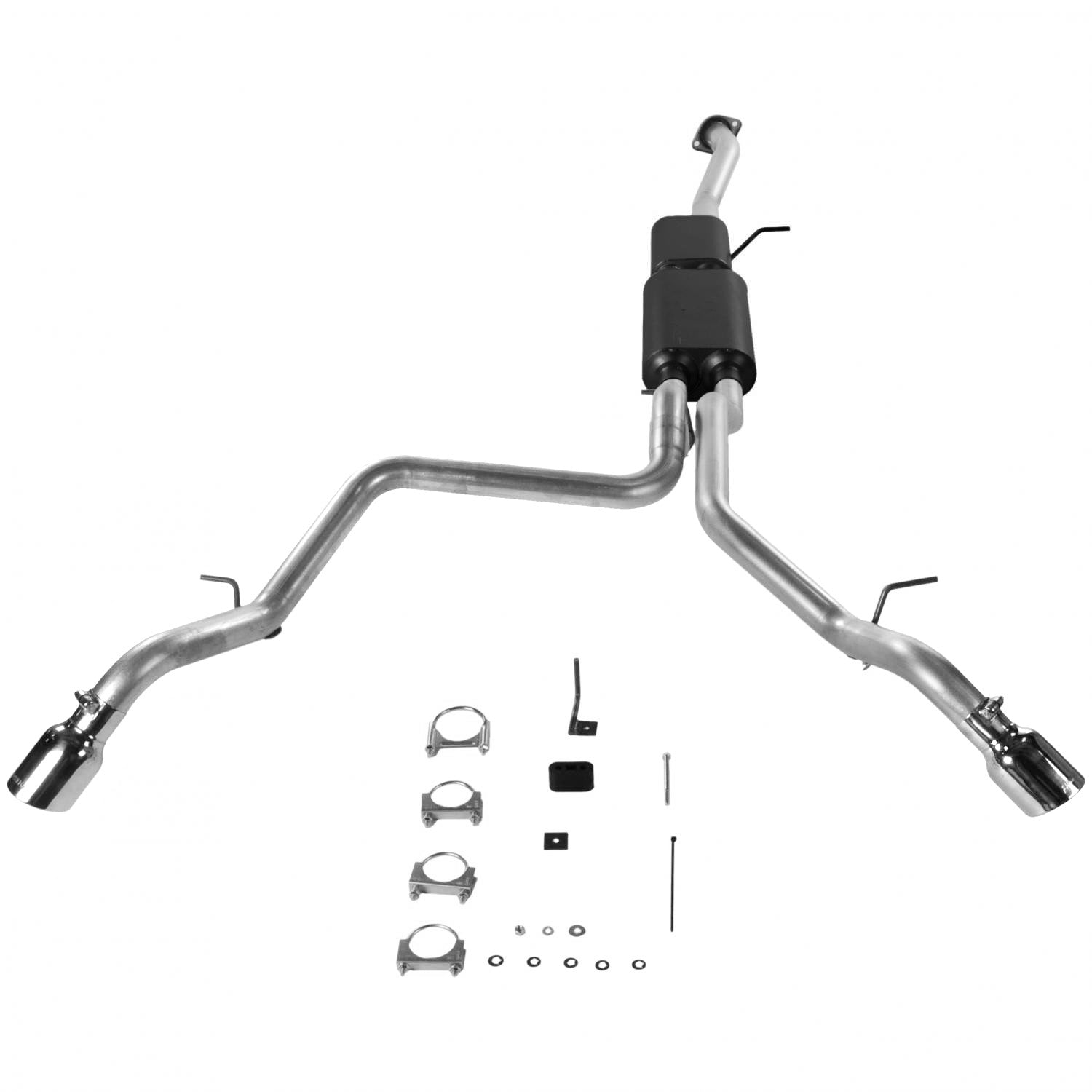 Flowmaster 17342 - American Thunder Cat-Back Exhaust System 2001-2006 Chevrolet Suburban, Avalanche, Gmc Yukon Xl 1500 With 5.3L Engine Aluminized Steel Aggressive To Moderate Sound Flowmaster 3