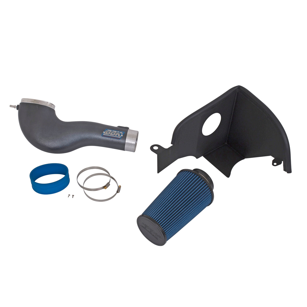 BBK Performance Parts 17365 - 2005-2009 MUSTANG GT COLD AIR INTAKE (BLACK POWDERCOAT FINISH) 2