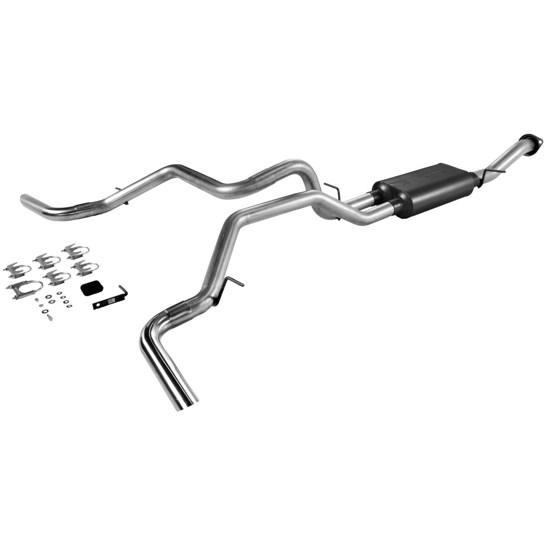 Flowmaster 17368 - American Thunder Cat-Back Exhaust System 2000-2003 Chevrolet Tahoe And Gmc Yukon With 4.8L, 5.3L Engine Fits 2/4 Wheel Drive Moderate Sound Flowmaster 1
