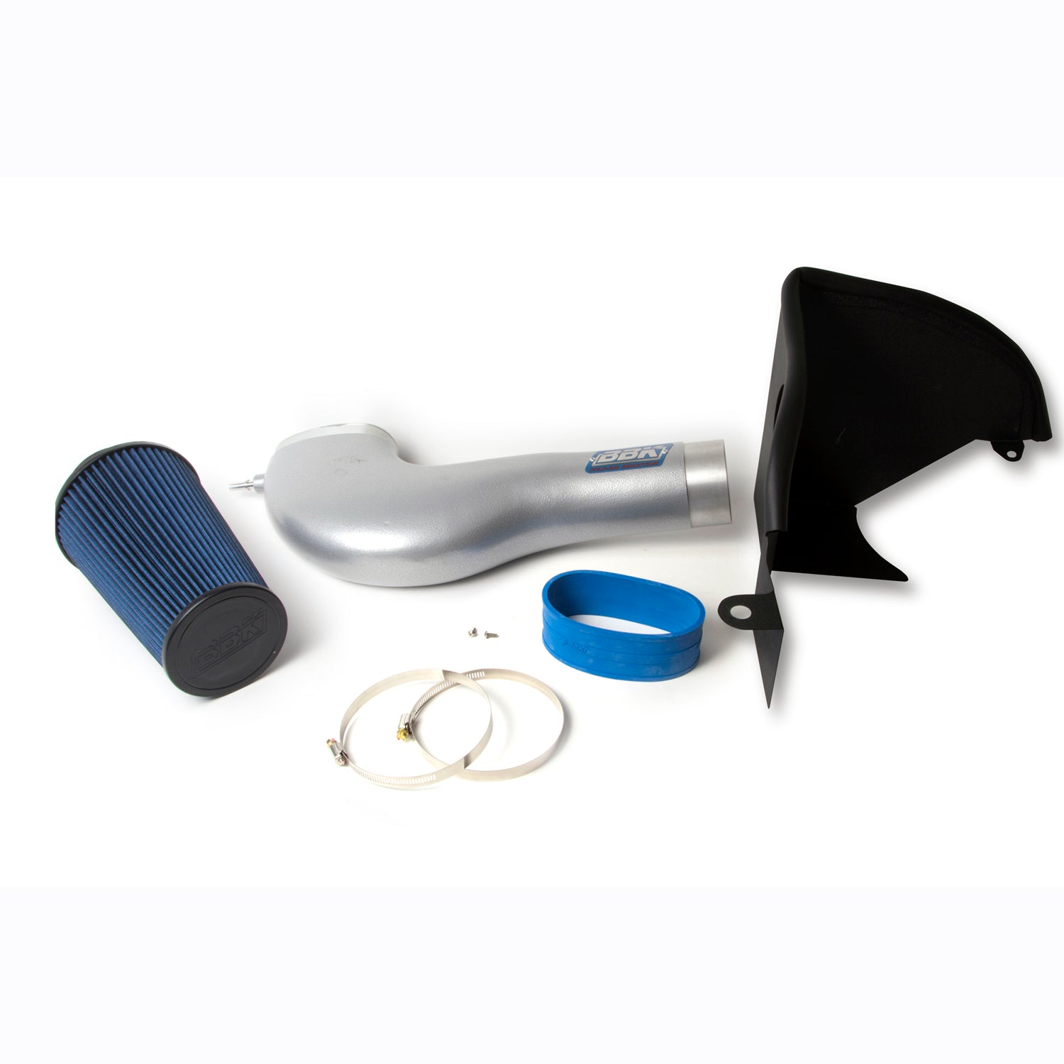 BBK Performance Parts 1736 - 2005-2009 MUSTANG GT COLD AIR INTAKE (Powder Coated Chrome) 2