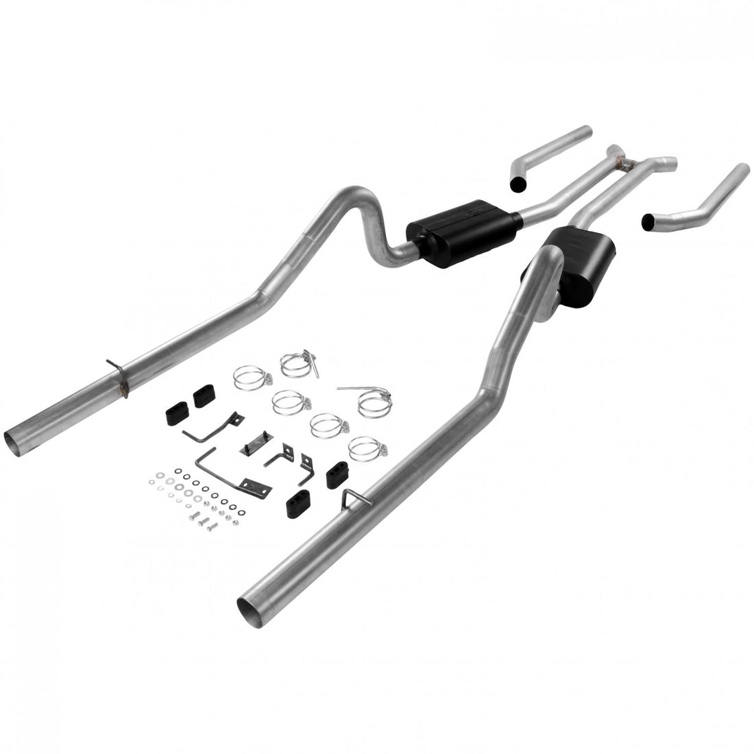 Flowmaster 17382 - American Thunder Crossmember-Back Exhaust System 1968-1970 Mopar B-Body With V8 Engine, 3.0 Inch Aggressive Sound Flowmaster 5