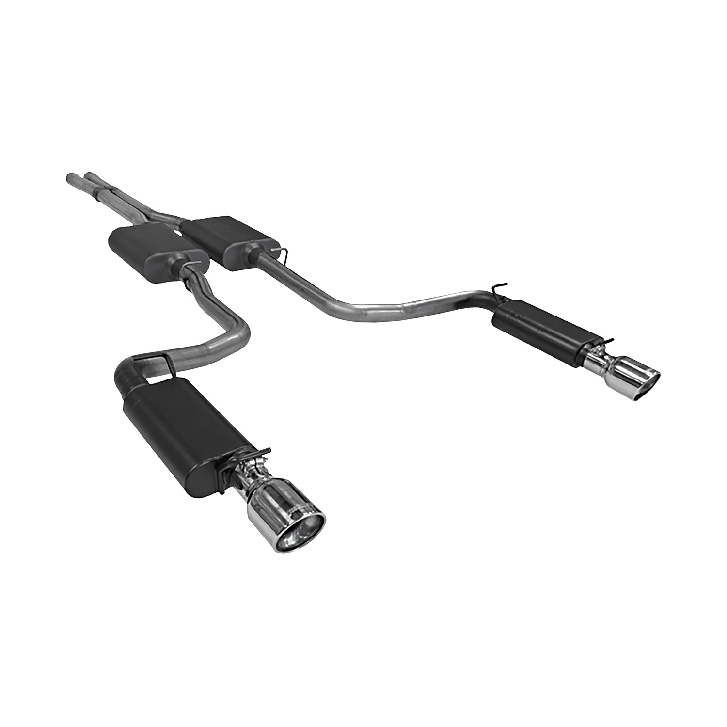 Flowmaster 17405 - Force Ii Cat-Back Exhaust System 2005-2010 Dodge Magnum Rt, Charger Rt And Chrysler 300C With 5.7L Engine, Including All-Wheel Drive Models Moderate To Mild Sound Flowmaster 3