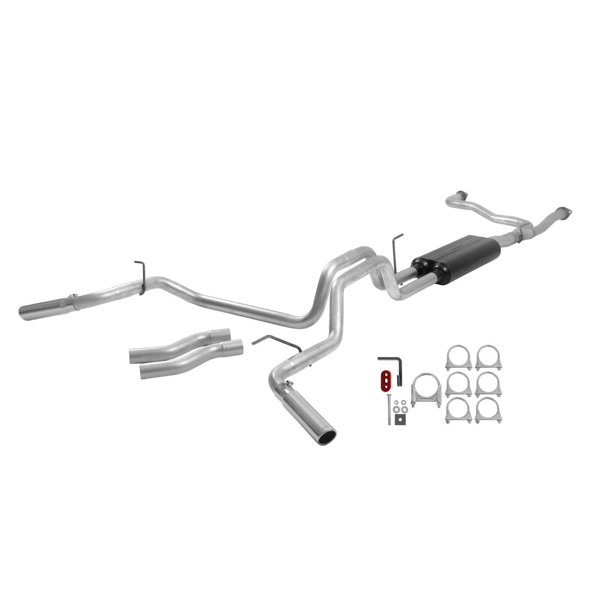 Flowmaster 17406 - American Thunder Cat-Back Exhaust System Fits Nissan Titan 2004-2015 With 5.6L Engine Moderate Sound Flowmaster 1