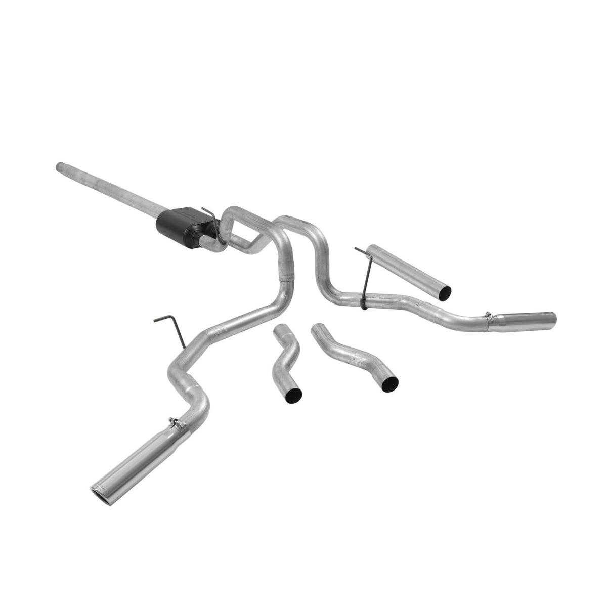 Flowmaster 17417 - American Thunder Cat-Back Exhaust System 2004-2008 Ford F-150 And Lincoln Mark Lt Trucks With 4.6L, 5.4L Engine Aggressive To Moderate Sound Flowmaster 3