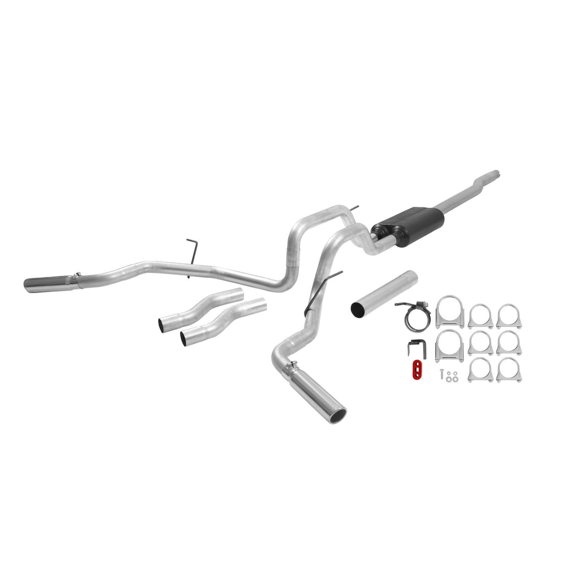 Flowmaster 17418 - Force Ii Cat-Back Exhaust System 2004-2008 Ford F-150 & Lincoln Mark Lt Trucks With A 4.6L Or 5.4L Engine Mild Sound Flowmaster 2